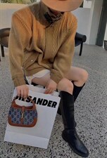 冬季新款重工皮扣立领机车外套，其它，AT(2F)