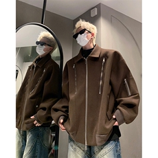 短款呢料呢子大衣男装2025冬季呢子夹克外套XZ514-2-F19-P108，男装夹克，星座514-2(原B239)