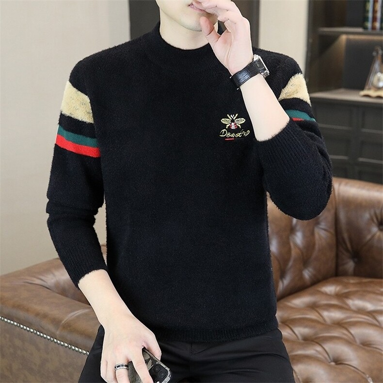 84976-P45秋冬休闲圆领毛衣男针织打底衫,男装针织衫/毛衣,电商D310B-1