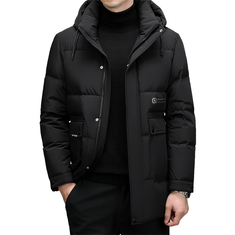 DF651钱塘2020-2商务休闲冬季厚款有帽中年男士羽绒服P293,男装羽绒服,钱塘207-2
