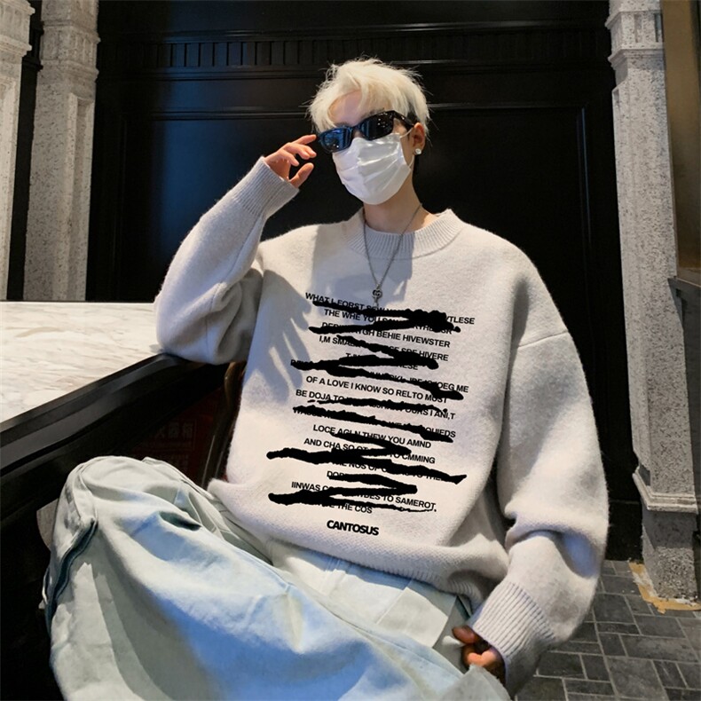 高质量！秋冬季半高领毛衣男士加绒加厚线衣针织衫男DMY523-特P38,男装针织衫/毛衣,电商B371