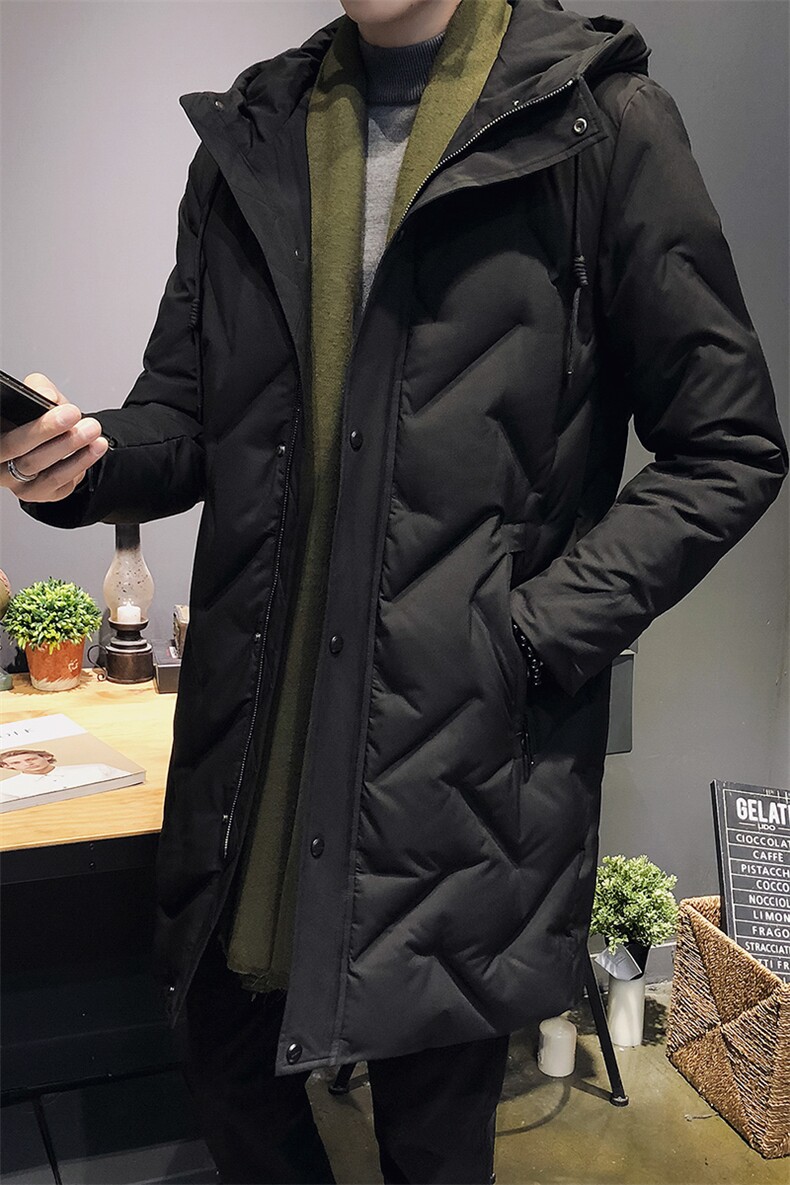 2021新款中长款羽绒服男士冬季加厚外套潮牌DS275T,男装羽绒服,电商A102