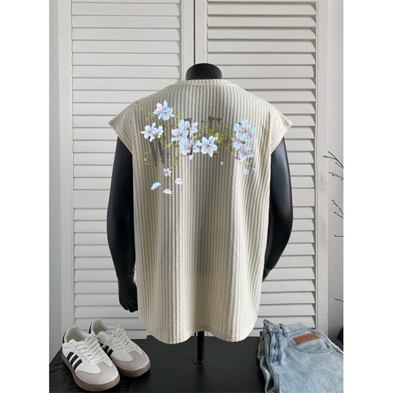 XZ809A/BXXX09/P35/控48美式V领印花背心T恤，男装背心/马甲，星座809A(原222-1)