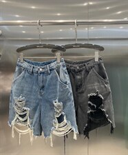 潮人，大破烂牛仔四分裤，其它，HELLOHUI