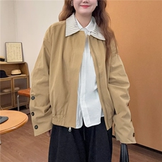 棒球服外套女短款小个子2025春季新款宽松休闲洋气高级感上衣夹克，男装夹克，星座506A