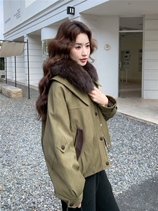 新款现货白鸭绒羽绒服女2025冬新款时尚洋气显瘦保暖外套派克服图片