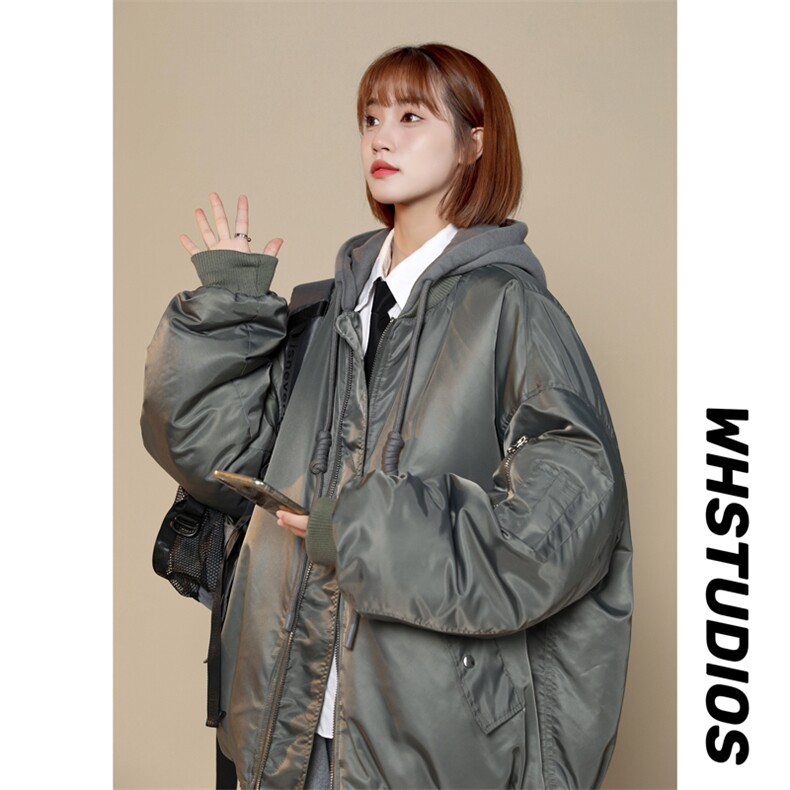 2022新款加厚保暖潮流棒球服服冬装假两件工装G01-P148 限价168图片