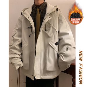 24冬设计感防风防水单板双板滑雪服男加棉加厚保暖外套M78-P155图片
