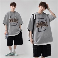 22年高品质新款纯短袖T恤珠地潮牌风美式街头风ZDL3203-P51，男装T恤，星座717
