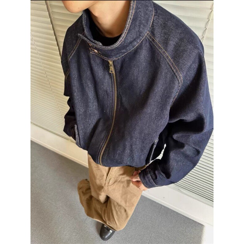 美式复古原牛哈灵顿牛仔夹克JK0142-P100,男装夹克,星座313A(原308A-2)