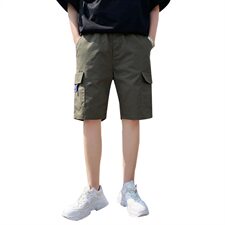 工装休闲短裤男潮牌潮流五分裤夏季中裤宽松薄款运动马裤S503，男装休闲裤，星座509