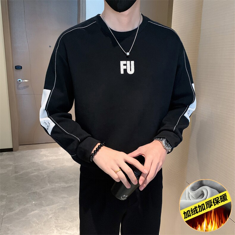 B340-WY1319常规特P5888加绒P68控98加绒加厚卫衣男,男装卫衣,电商B340