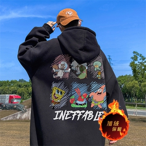 500克重磅秋冬美式加绒加厚卫衣外套 DL135常规特P35绒特P40图片