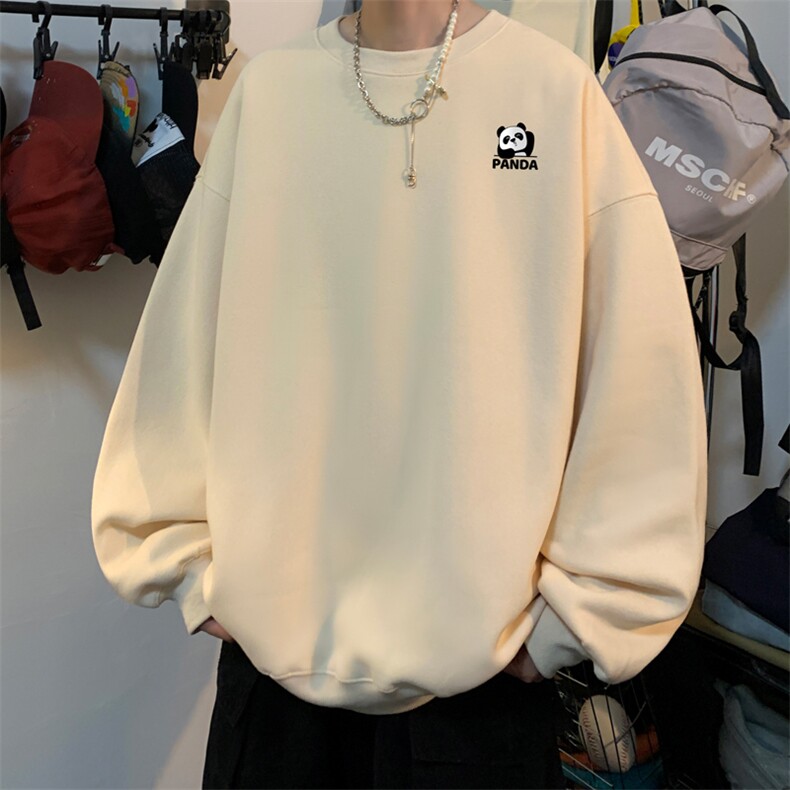 ！ 圆领卫衣男装港风长袖T恤男外套男WY178-P28图片