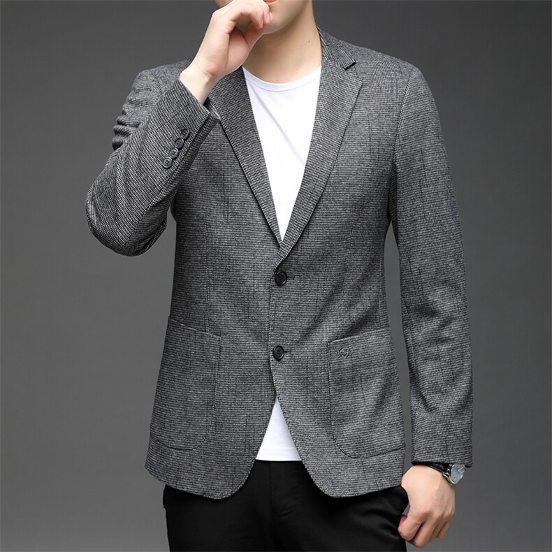 秋季新款西服男装外套宽松纯色休闲单件潮流西服便装HB21820-P160,男装西服,电商B212（原钱塘6029）