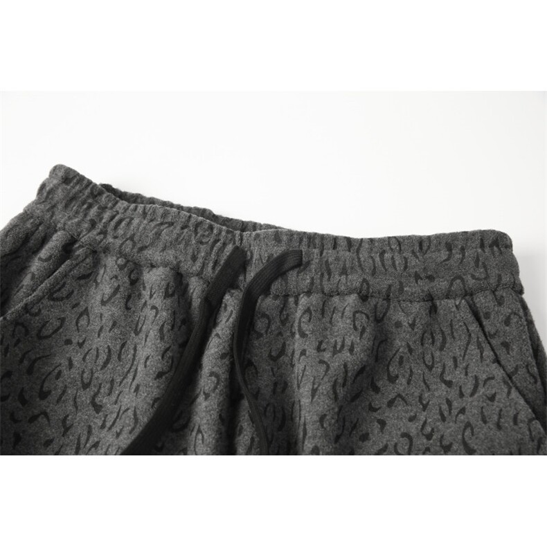 抖音品质美式豹纹设计宽松直筒重磅休闲裤B315-K25894-特p42控78,男装休闲裤,电商B315