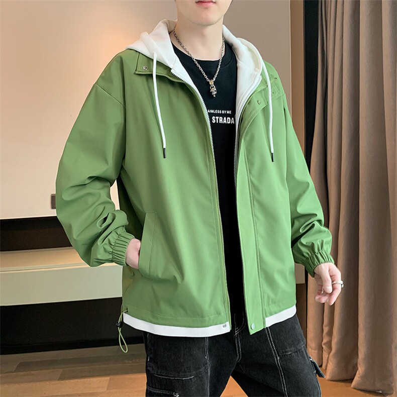 秋季现货假两件夹克男二开三防冲锋衣外套DSA157B-JK763-特P70,男装夹克,电商A157B