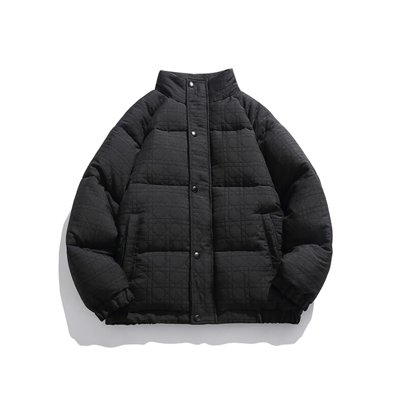 外27-2GANYOU日系钉扣式立领格子加厚面包服MY15-P200,男装棉衣,新杭派外27-2