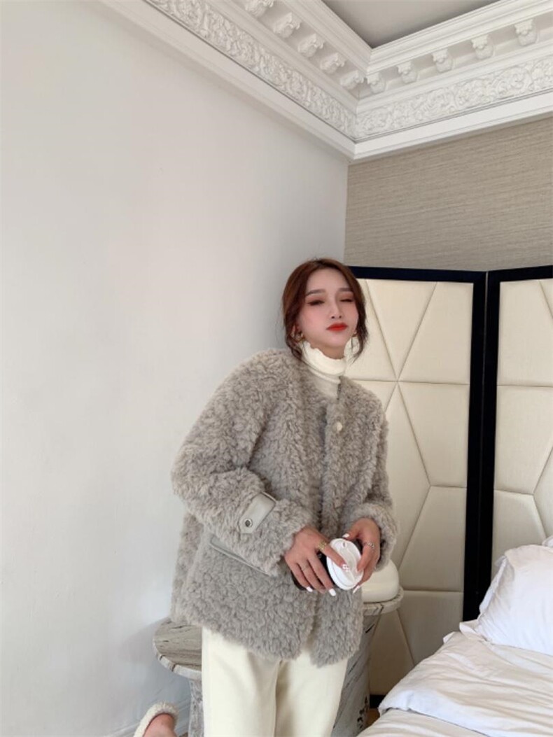 冬季新款湾水貂皮毛外套，其它，红头发儿