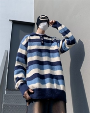 美式圆领毛衣男慵懒风休闲针织衫B630P53，男装针织衫/毛衣，星座1116-2