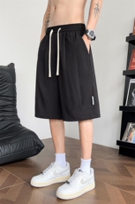 男夏季薄款男百搭裤子跑步运动中裤宽松休闲五分裤Q29135-特P25，男装牛仔裤，星座610（原A335）