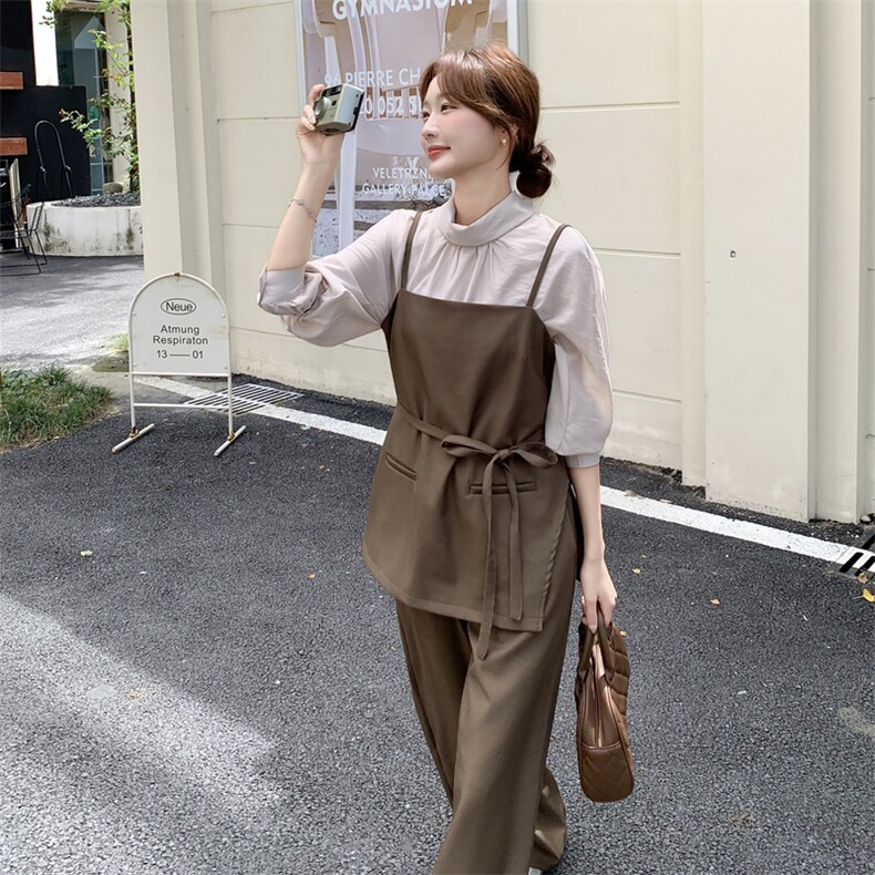 2025年秋新款三件套气质女神范高端知性干练时尚女装,女装套装/套裙,橙子家