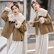 现货2025年冬季新款时尚休闲韩版保暖石墨烯云绒棉服，女装棉衣/棉服，悦祺