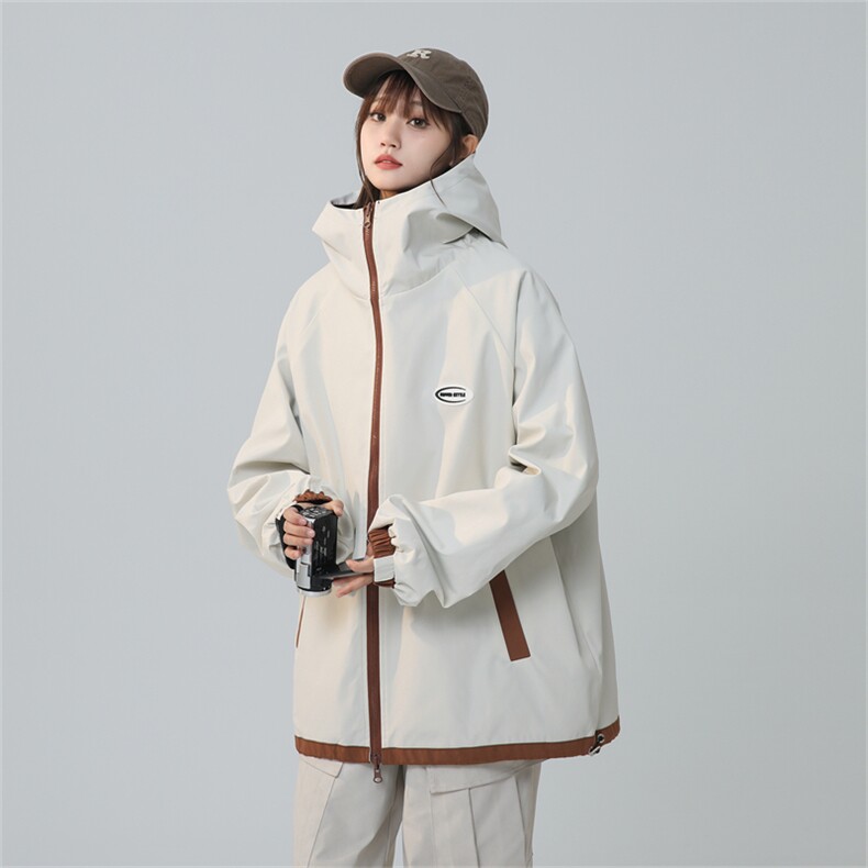 JK9012/P70春装新款两面服中性风夹克男防水冲锋衣宽松外套两面穿,男装夹克,电商A141