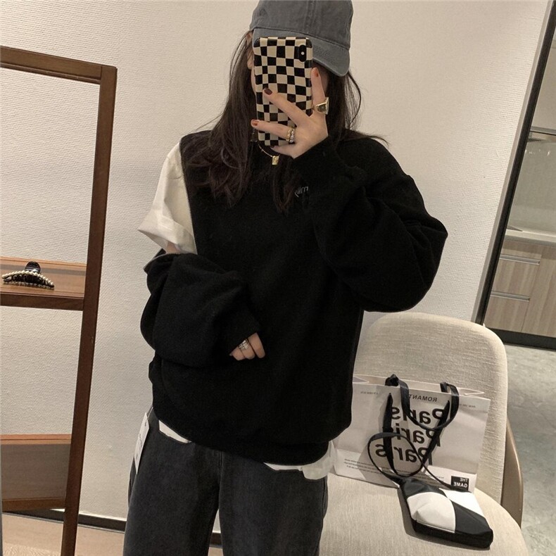 可拆卸卫衣，女装卫衣/绒衫，XTZ style