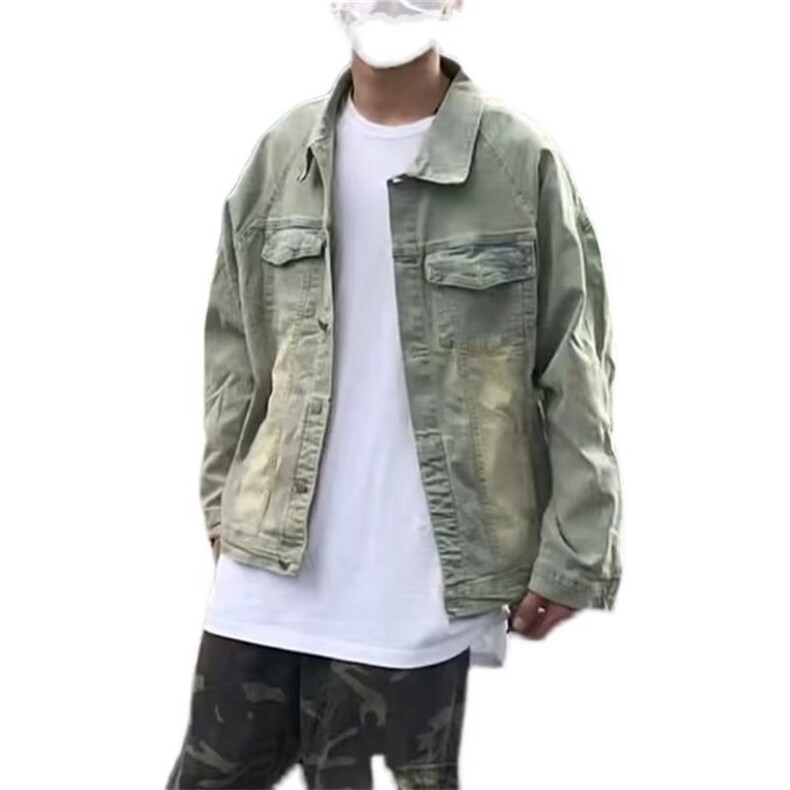 JK8887-P57美式高街vibe牛仔外套,男装工装外套,电商B323A