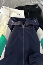 报纸风2024秋季冲锋衣夹克潮宽松风衣外套A436-2219-P90控价109，男装夹克，电商A436