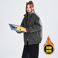 现货美式高街休闲棉衣夹克三防立领纯色户外工装加厚棉服外套，男装夹克，电商A486