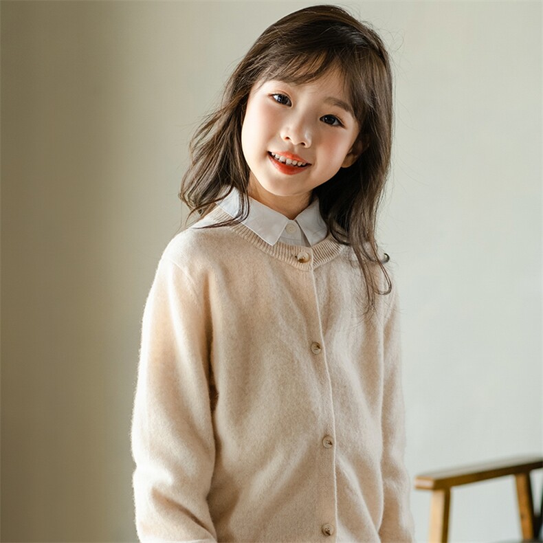 时尚保暖儿童羊毛衫舒适柔软经典百搭款式，童装儿童羊毛衫，暖钟情羊绒