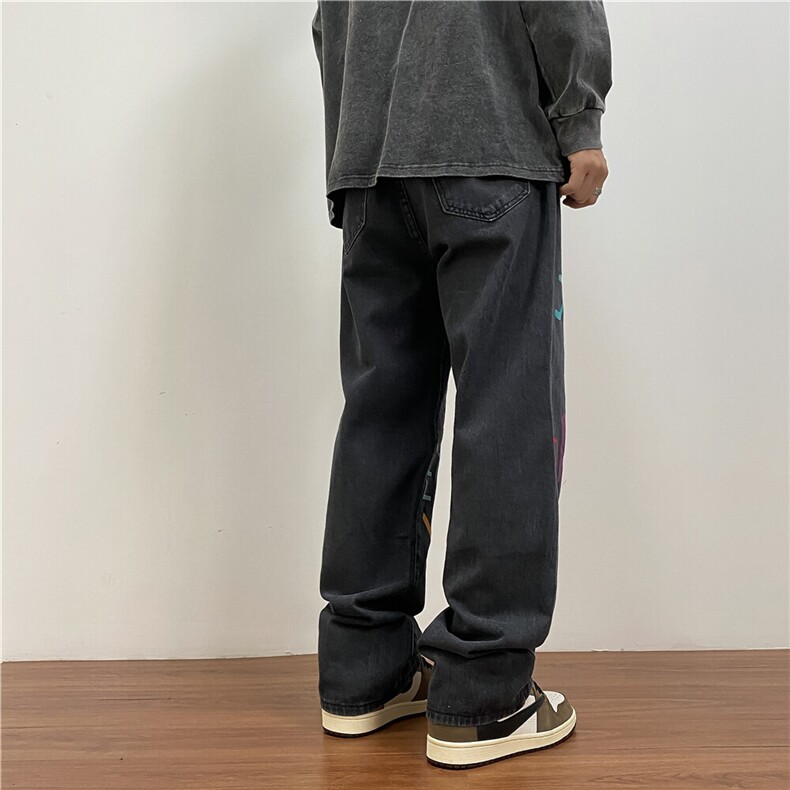 k793-p50-控68M-5XL现货炫彩得物高阶港风ns宽松牛仔裤,男装牛仔裤,星座116