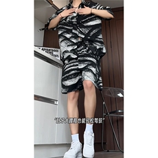 短袖衬衫男+短裤男套装男100%聚酯纤维M-5XL大码TZ78716P50控98，男装牛仔裤，星座226-1