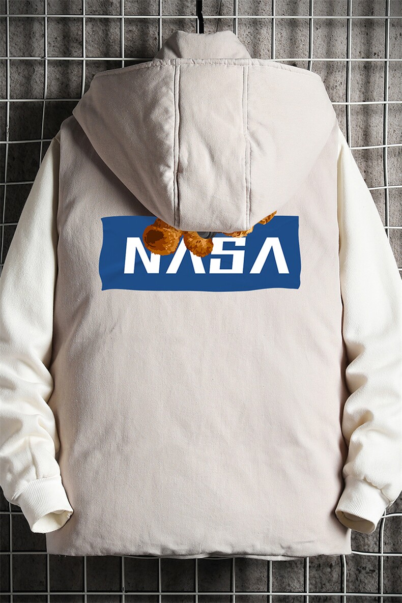 NASA棉马甲男士大码加厚棉背心男坎肩男网格MJ47247-P80,男装背心/马甲,电商A040A