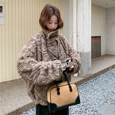 主推新款仿貂毛双面穿加厚皮草P275K369-651，女装皮草，2C210