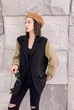 （现货）秋季新款拼色西装外套，女装西装，卡提莱蒂