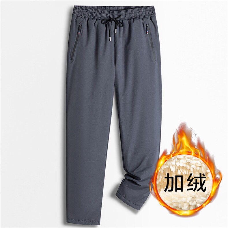 跑量款性价比高加绒加厚男士休闲卫裤大货,男装休闲裤,钱塘207-1