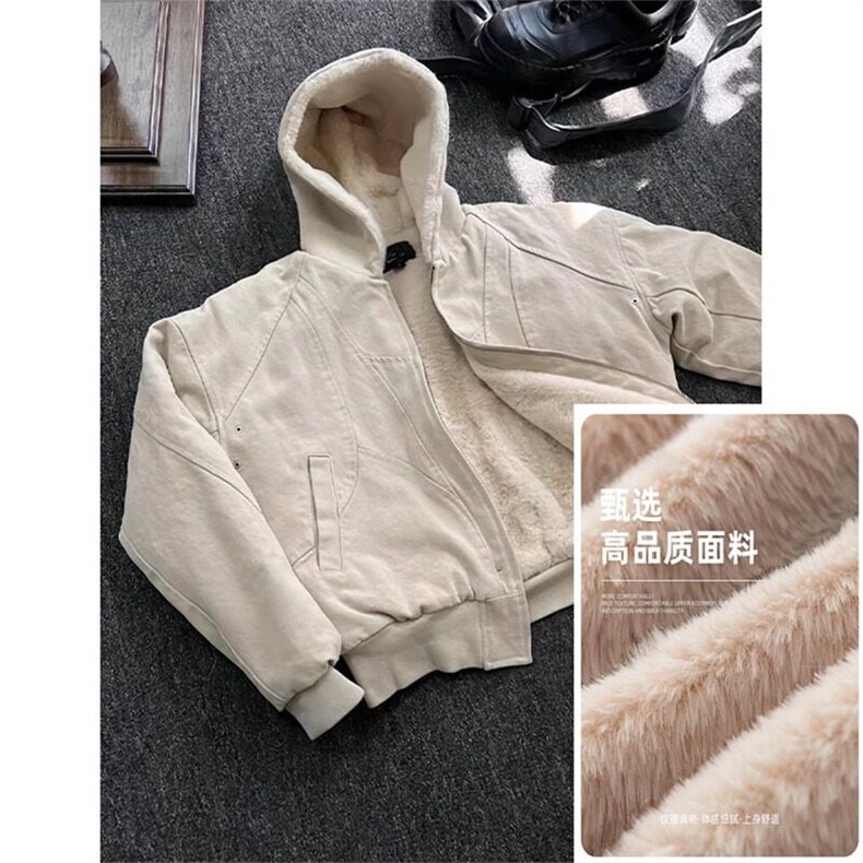 座山雕毛领连帽棉服外套冬季加厚保暖夹克棉袄1001-1-R333-P120,男装夹克,星座1001-1