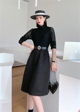 秋装新款连衣裙，女装连衣裙，艾伊贝雪