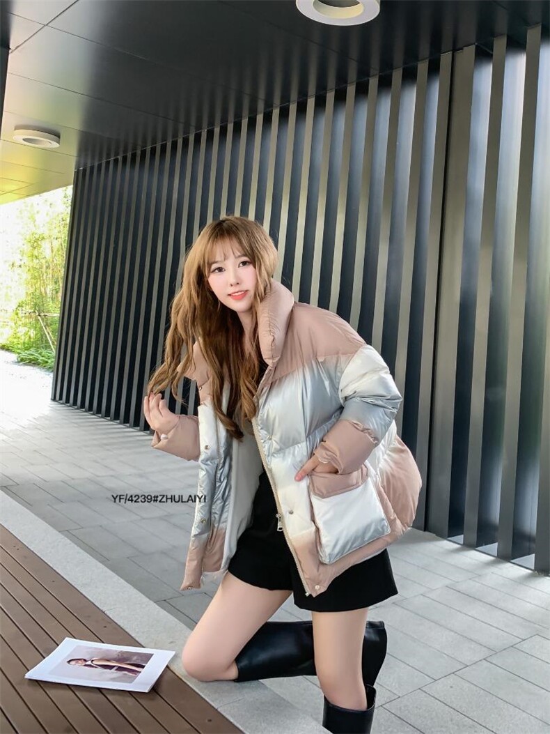 【现货】2021冬季新款渐变羽绒服，女装羽绒服，主莱依