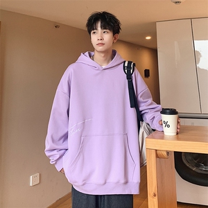 Y5527 P45秋季港风连帽卫衣男宽松长袖T恤打底衫外套图片