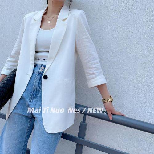 中袖西装，女装西装，麦缇诺