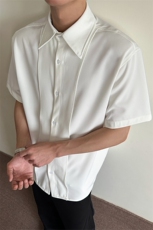 特P40无差价新款夏季时尚潮流百搭衬衫-HC2328港风内景，男装衬衫，电商A003
