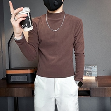 高质量抖音直播长袖T恤男店主风社会小伙打底衫301C-CT01-P48控68，男装T恤，星座301C（原B323）