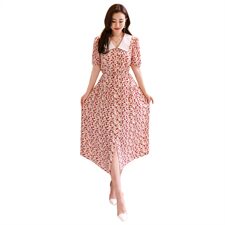 简约时尚潮流连衣裙短袖2021年夏季中长款休闲优雅，女装连衣裙，贵人树