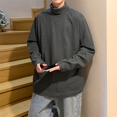 神！！8XL-M打底衫男秋冬德绒高领T恤特大码长袖TBG1102P35控55，男装T恤，电商D206-1