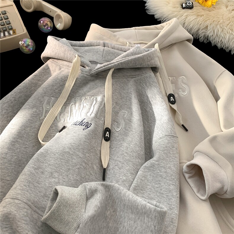 db108加绒加厚tp60重磅美式套头连帽cleanfit卫衣男女同款,男装卫衣,电商B386