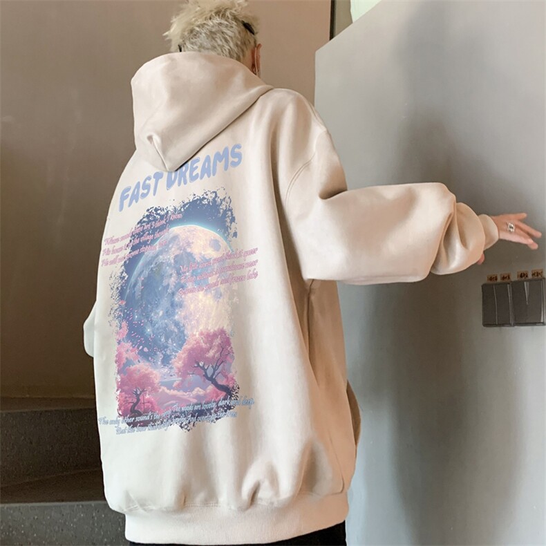 2024美式复古松连帽麂皮绒卫衣XZ301B-JB1001-P55,男装卫衣,星座301B